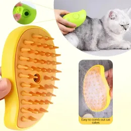 Grooming Cat Steam Brush Brush Cog 3 in 1 Electric Class Dogs Supery Supplies Pet