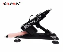 IGRARK Neueste Sex Machine Gun Stärkere Kraft Automatische Liebesmaschinen Vibrator für Frauen und Männer Sexprodukte Sexspielzeug für Frauen Y13820604