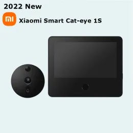 Control 2022 En Yeni Xiaomi Akıllı Cateye 1S Kablosuz Video İntercom 1080p HD Kamera Gece Görme Hareketi Algılama Video Kapı Zilini