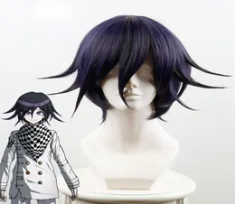 Danganronpa v3 Killing Harmony OUMA KOKICHI Cosplay Wig Short Straight Anime Peroga Costume Party Costume Cap4355847