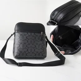 M&M Leather Crossbody Bag Black Style 136 | eliehandbags