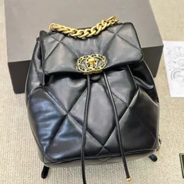 fashion mini channel purses backpack chain crossbody bag black leather small shopping bag hand bag women clutch phone holder 22cm wallet luxury sac designer bag