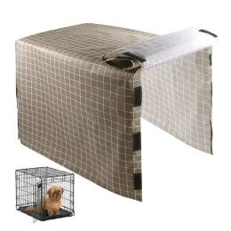 Pens Fence Anti Mosquito Kennel Cage Crover per cani da interno esterno Coperchio Oxford Cucciolo di protezione per la casa di protezione impermeabile.