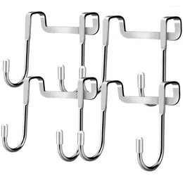 Hooks 4pcs Over The Shower Door Sundries Hanger Heavy Duty S-shaped