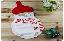 13year Fashion Baby romper Bottle shape romper Babys OnePiece kids clothes Children short sleeve6589395