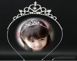 Blingbling girls039 Tiaras for wedding party crystal wedding wreath head hoop princess girls head pieces for pageant girls wrea1833208