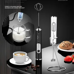 Tools Electric Milk Frother Foam Maker Egg Beater Egg Whisk Mixer Coffee Frothing Wand USB Portable Handheld Foamer High Egg Speed