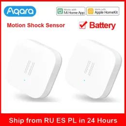 Control Aqara Smart Vibration Sensor Zigbee Motion Shock Sensor Detection Alarm Monitor Builtin Gyro Work With Mi Home Homekit APP