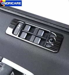 Araba Penceresi Cam Kaldırma Anahtarı Panel Dekorasyon Kapağı Discovery Sport 2015-189013225 için Paslanmaz Çelik Trim 4pcs