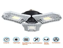 LED 차고 조명 60W E27 6000lm 변형 가능한 천장 조명 울트라 브리 마이닝 램프 3 개의 조절 가능한 패널이있는 창고 램프 7663134