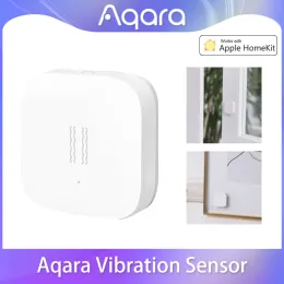 السيطرة على جهاز استشعار الصدمة AQARA الاهتزاز Zigbee Detection Detection Adarm Monitor Build in Gyro Motion Sensor zigbee for Xiaomi HomeKit