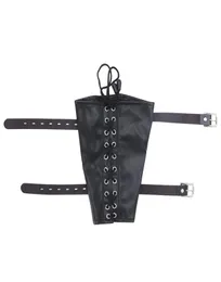 Couro PU Braço Binder Bondage Manga BDSM Sexo Temperamento e Interesse Algemas de Mão Fetiche Escravo Bondage Restrições Ferramentas Sexuais Toys7718474