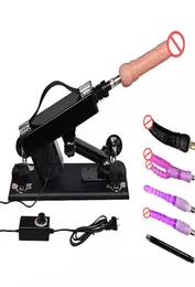 Automatische Sex-Maschinenpistole mit Analdildo-Zubehör, 6 cm, einziehbarer weiblicher Masturbator, Geschlechtsverkehr, Sexspielzeug für Frauen, Cou5976704