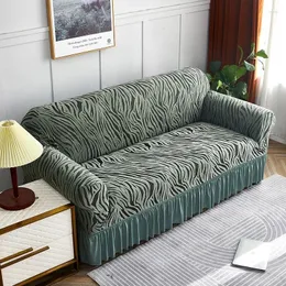 Sandalye, oturma odası için kalın kanepe kapağı kapak elastik jakard 1/2/3/4 Seater l şeklinde köşe kayması