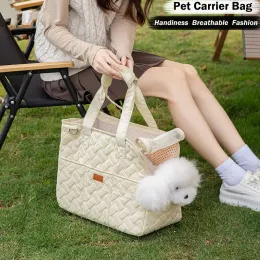 Carriers Outdoor Pet Carrier Bag Puppy Cat One Shoulder Backpack S/L Size Mesh Soft Comfort Sling Handbag Dogs Carriers Travel Products