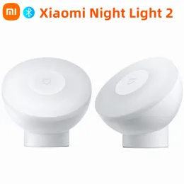 Kontroll Xiaomi Mijia LED Night Light Bluetooth Version Corridor Lamp Infrared Remote Control Body Motion Sensor för Smart Home Illuminat