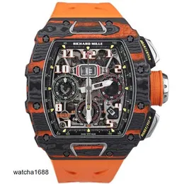 Montre Armbanduhren Uhrwerk Armbanduhr RM Uhr RM11-03 Mclaren Farbiges Carbon + seitliches Ntpt-Material Vollhohles Set
