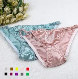 Hela Pure Silk Panties Women 100 Mulberry Briefs Lowwaist underkläder T Thongs Mlxl 1 Women039S1025235