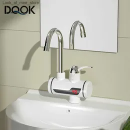 Bathroom Sink Faucets Electric water heater with LED faucet kitchen instant heating faucet water heater Q240301
