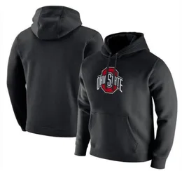 Oklahoma Sooners Ohio State Buckeyes Uomo Felpa con cappuccio Felpa Maglione Manica lunga Pullover Moda Maglione sportivo black260O6975979