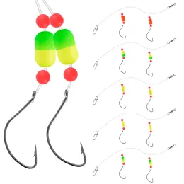 Ferramentas 5pcs Surf Pesca Pompano Rigas Fóates de espuma Float água salgada Pesca Círculo Círculo