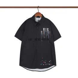 Herr t-shirts män designer bluses bankett tröjor mode slik bowling skjorta mens plus klänning skjortor sommar kort ärm 240301