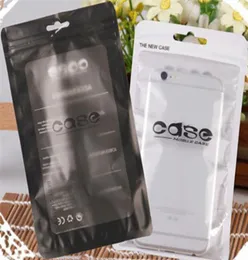 1221cm Universal Zip Lock Bag 휴대 전화 케이스 패키징 백 이어폰 매트 명확한 PVC 소매 포장 가방 파우치 iPhone X 8 P1685703