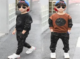 子供Boy039s Clothing Set Teen Outfits Kids Boys Camouflage Disguise Trackuits Sportwear Sport Suit 4 6 8 10 12年220218924825