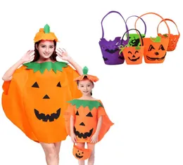 Costume Accessories 2022 Halloween Party Pumpkin With Hat Candybag Ghost Witch Skeleton Candy Bag For Children Adult2523926