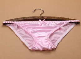 Pure Silk Panties Women 100 Mulberry Silk Briefs Lowwaist underkläder T Thongs Underwear MLXL Högkvalitativ 6891841