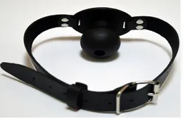 BDSM Fetish Mouth Plug Ball Gag Head Bondage Bälte i vuxna spel för par Porno Sex Products Toys for Women and Men Gay1580198