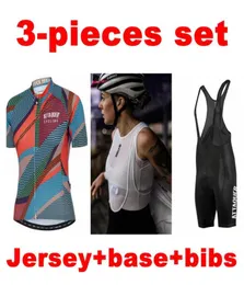 레이싱 세트 사이클링 세트 여성 2021 Attaquer Summer Bicycle Suit 3 피스베이스 레이어 짧은 슬리브 유니폼 및 BIB Shorts1147721