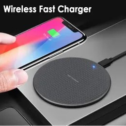 10W Fast Quick Wireless Charger For iPhone 15 14 13 12 mini 11 Pro X XS Max XR X USB Qi Charging Pad S23 S22 S21 Huawei