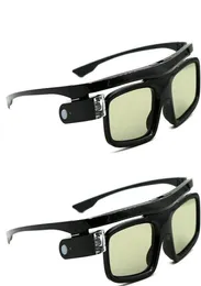 3D Gözlük Aktif Deklanşör DLPLINK Projektörleri Gözlükleri için Şarj Edilebilir Gözlük Film 2 PCS12888970
