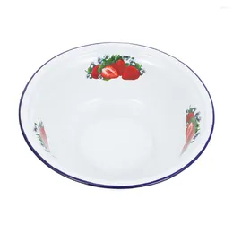 Servis uppsättningar Tray Emamel Basin Kitchen Bowl Vintage EmAMELWARE Mixing Retro Storage