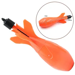 Combo 1pc Carpa Fishing Rocket alimentador Spod Bomb But Float Lure isolador Pelas de foguetes Posição de alimentação de foguetes Acessórios para engrenagem de engrenagem