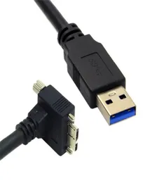 90 stopni pod kątem Micro USB mocowanie śrubowe do 30 kabla danych do kamery przemysłowej 12M 4FT7251351