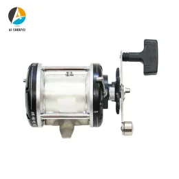 Reels AISHOUYU 2BB 4.1:1 Drum Wheel Fishing Reel with Line Boat 700 Trolling Reel Right Handed Reel Sea Fishing Tackle For Big Fish