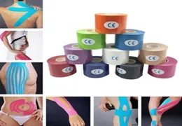 Recentemente 5M Impermeabile Sport Elastico Kinesiologia Rotolo di Nastro Traspirante Physio Strain Muscolare Strumento di Supporto per Lesioni c7889265692