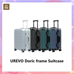 تحكم Mijia urevo doric frame cascase 20inch/38l 24inch/63L TSA Lock Wheel Care on Luggage Case Travel