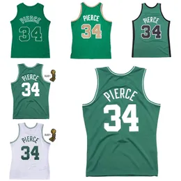 Stitched Basketball jerseys Paul Pierce #34 2007-08 finals mesh Hardwoods classic retro jersey Men Women Youth S-6XL