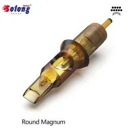Igły solong 20pcs/rm tatuaż igły Revolution Bugpin Round Magnum Shader #10 #12 (igła 0,35 mm)
