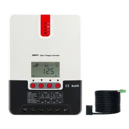 Solar 20A 30A 40A MPPT Solar Panel System Charge Controller LCD Display 12V 24V Output Control Kit Komplett solsystemtillbehör