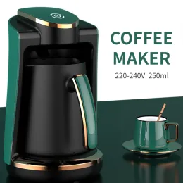 Werkzeuge Haushalt Automatische Kaffeemaschine Heiße Milch Tasse Türkische Kaffeemaschine EU Stecker 220 V Italienische Mokka Kaffeekanne Elektrischer Kaffee 250 ml