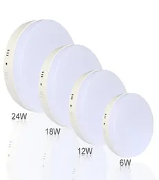 새로운 표면 장착 6W 12W 18W 24W AC85265V LED 다운 라이트 패널 조명 2835SMD 천장 복도 다운 램프 9630581