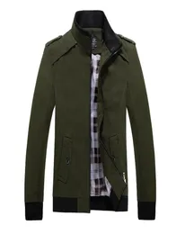 2018 lastjacka man casual män jackor khaki smala fit varumärke arbet jackor bomull ytterdorar solida homens s casaco veste homme9645245