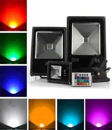 UMLIGHT1688 10PCSリフレットLED Floodlight RGB 10W 20W 30W 50W LED Flood Light Waterflight LED Spotlight Outdoor Lighting Landscape 9796539