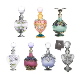 Bottle H&D Restoring Ancient Ways Hollowout Rattan Flower Perfume Bottles Empty Refillable Container Home Wedding Decor Gifts For Girl