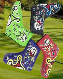 2020 NYA GOLF HEADCOVERS Quality Novetly Golf Putter Cover Custom Design Golf Headcover för Blade Putter Head Embroider Headcovers3728566