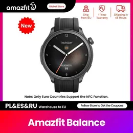 Inne zegarki Globalne nowe Amazfit Balance Smart 1,5-calowe HD AMOLED Wyświetlacz Dual Band GPS Bluetooth Telefon Call Alexa Wbudowany w Inteligence Q240301